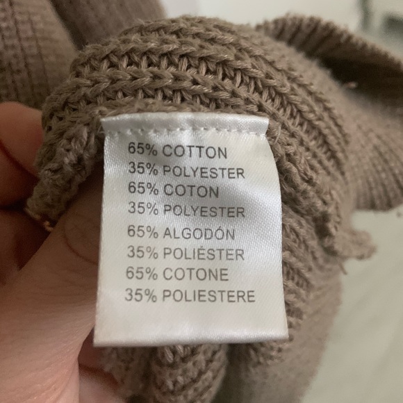 V Neck Lace Up Back Knit Sweater - Picture 4 of 4